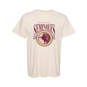 Florida State Unconquered Circle Comfort Colors Tee